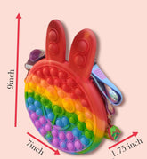 Kids Popit Bag With Stylish Stripe and Strong Zip Popit Bag Popit Pouch